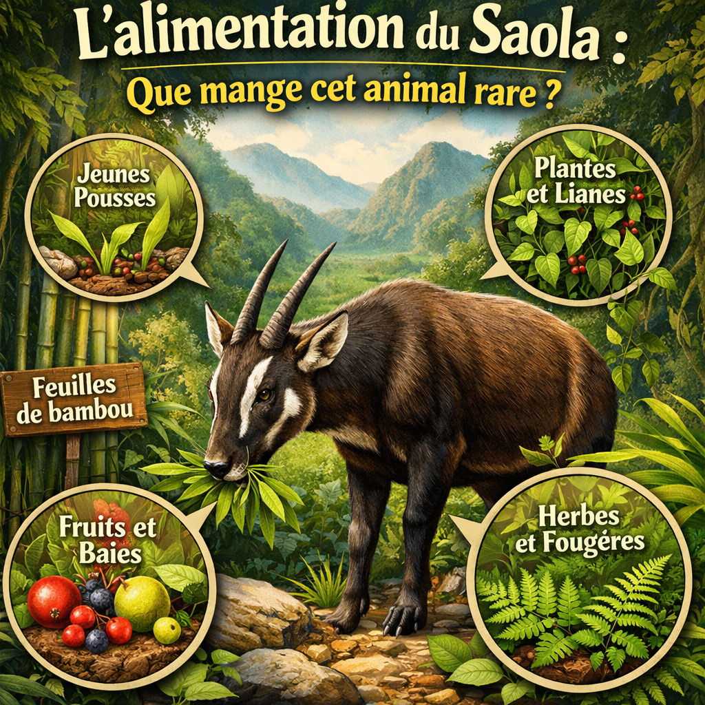 L’alimentation du Saola