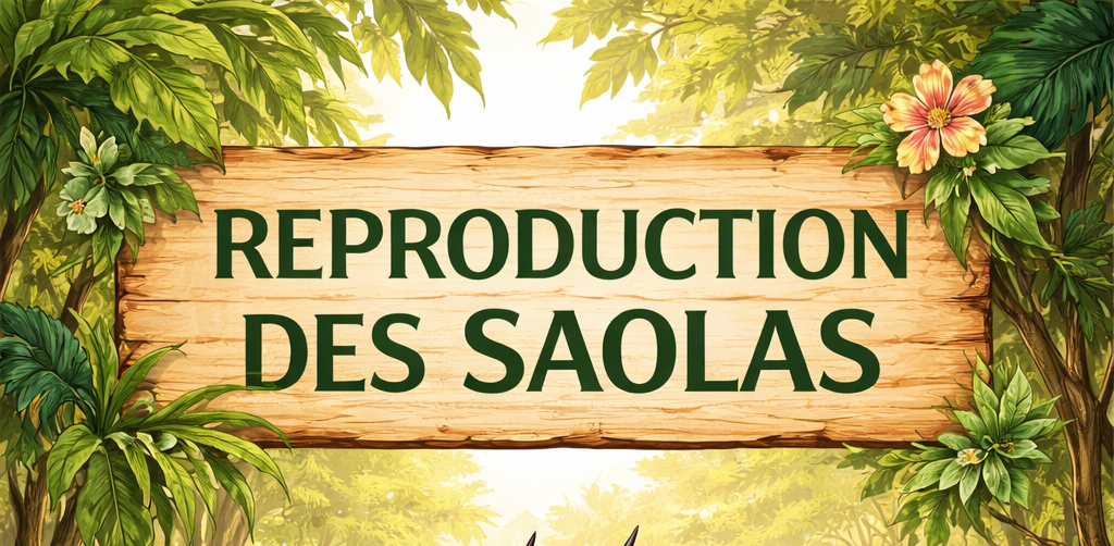 Reproduction des saolas : ce que l’on sait